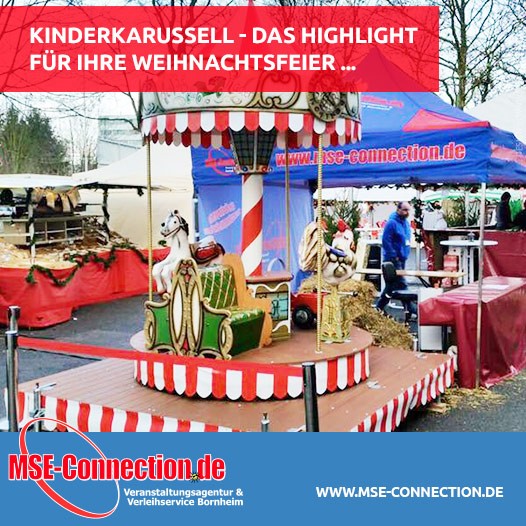Kinder­karussell - das Highlight  für ihre Weihnachts­feier ...