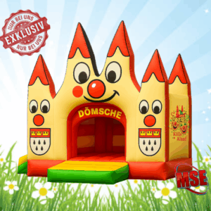 Hüpfburg DÖMSCHE | Neu 2026 Hüpfburg Dömsche, Köln Hüpfburg, Kölner Dom, mieten, leihen, Vermietung