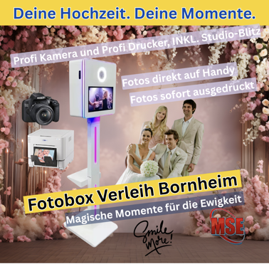 Fotobox zur Hochzeit mieten Bornheim