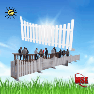 Event Zaunanlage, Dekozaun mieten