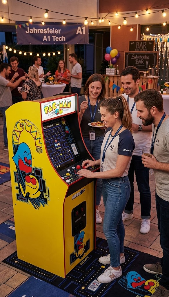 Pacman Arcade Spielautomat mieten in Bornheim bei köln,Bonn