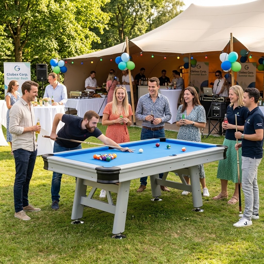 Pool Billardtisch mieten für Firmenfest