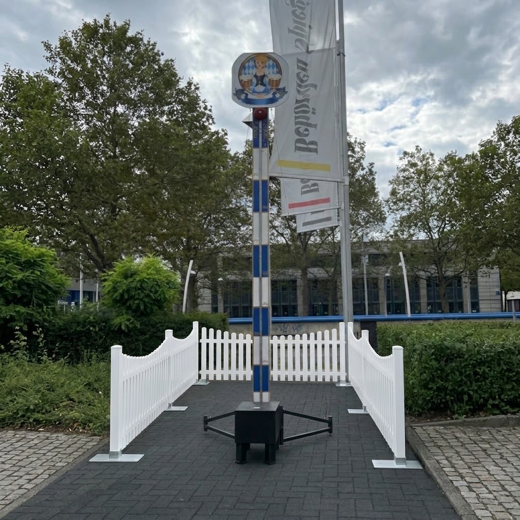 Hau den Lukas Oktoberfest mit Nostalgie Deko Zaunanlage mieten
