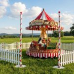 Kinder Karussell mit Nostalgie Zaunanlage mieten